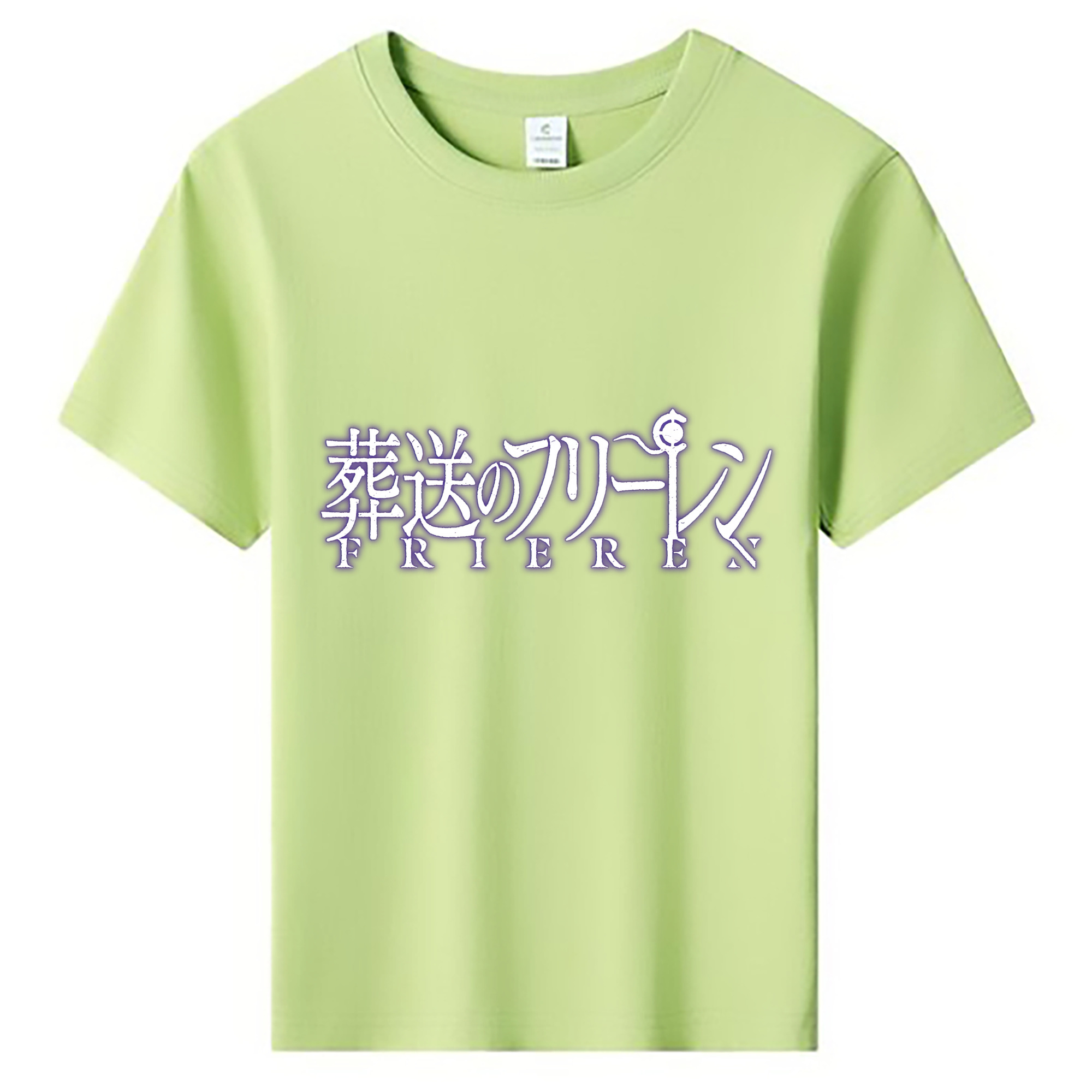 （画像用） 葬送のフリーレン Frieren 綿100％キッズTシャツ（フロントプリント）